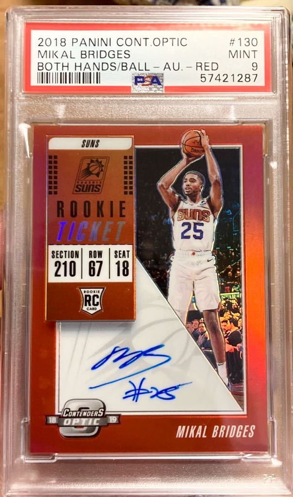 RC】直書 サイン Mikal Bridges 2018-19 PANINI DONRUSS OPTIC RC】直書 サイン Mikal Bridges 2018-19 PANINI DONRUSS OPTIC