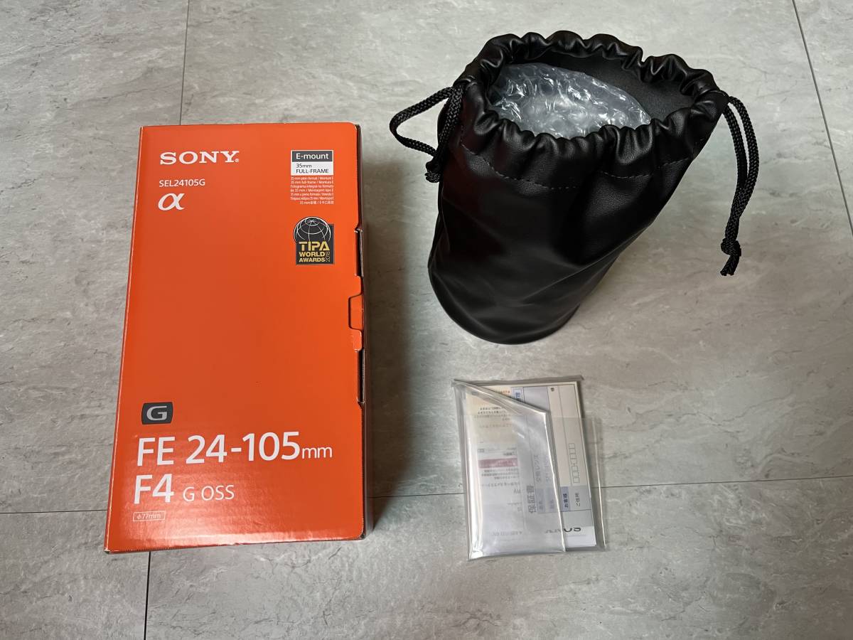美品】SONY FE 24-105mm F4 G OSS ズームレンズ 目立った傷や汚れなし