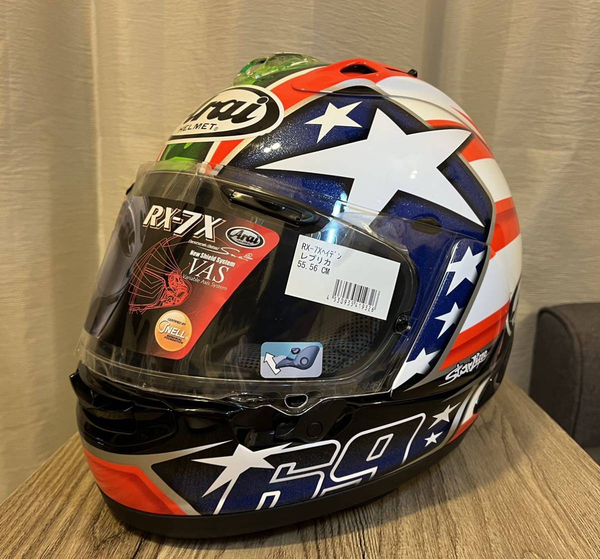傷や汚れあり】Arai アライヘルメット RX-7X ニッキー・ヘイデン