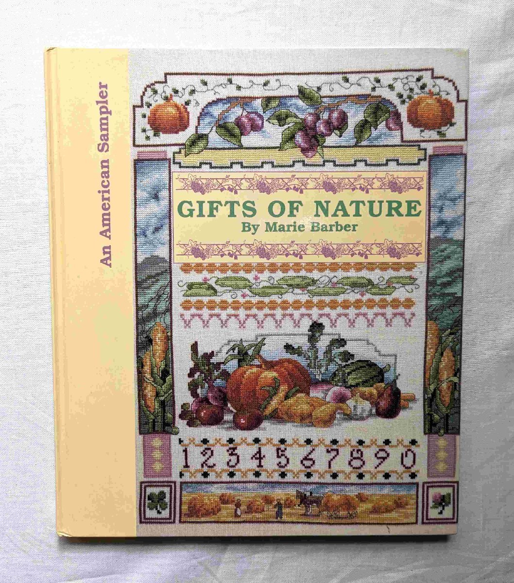 【やや傷や汚れあり】クロスステッチ 自然の贈り物 手芸 洋書 Marie Barber Gifts of Nature An American