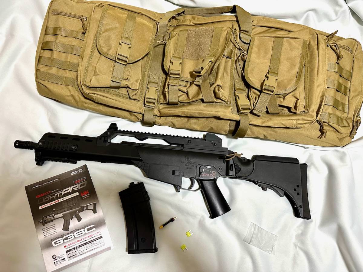 東京マルイ G36C ライトプロ 予備マガジン2個付き 10禁電動ガン G36C