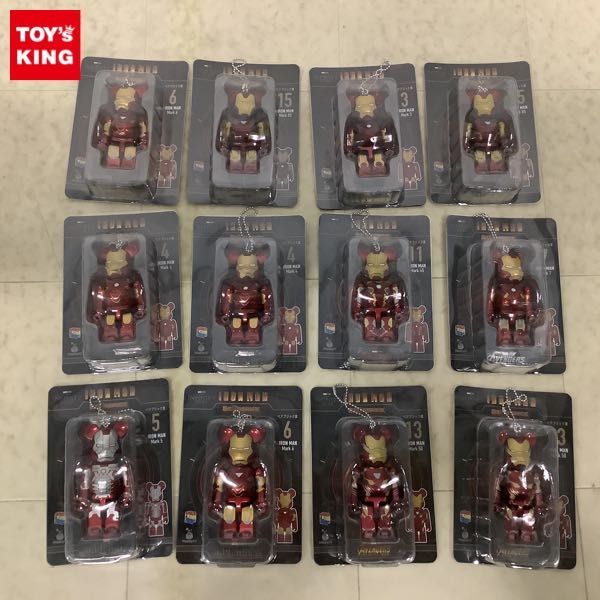 Happyくじ BE@RBRICK アイアンマン ベアブリック賞13 IRON MAN