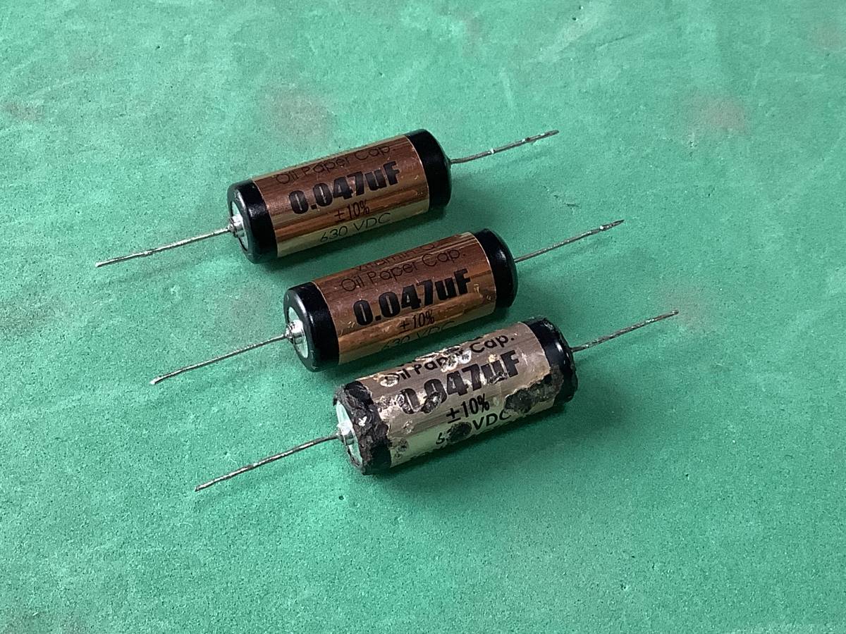 ☆TONE FACTORY/東一電機 ☆オイルコンデンサー 10uF+50uF+50uF 700VDC