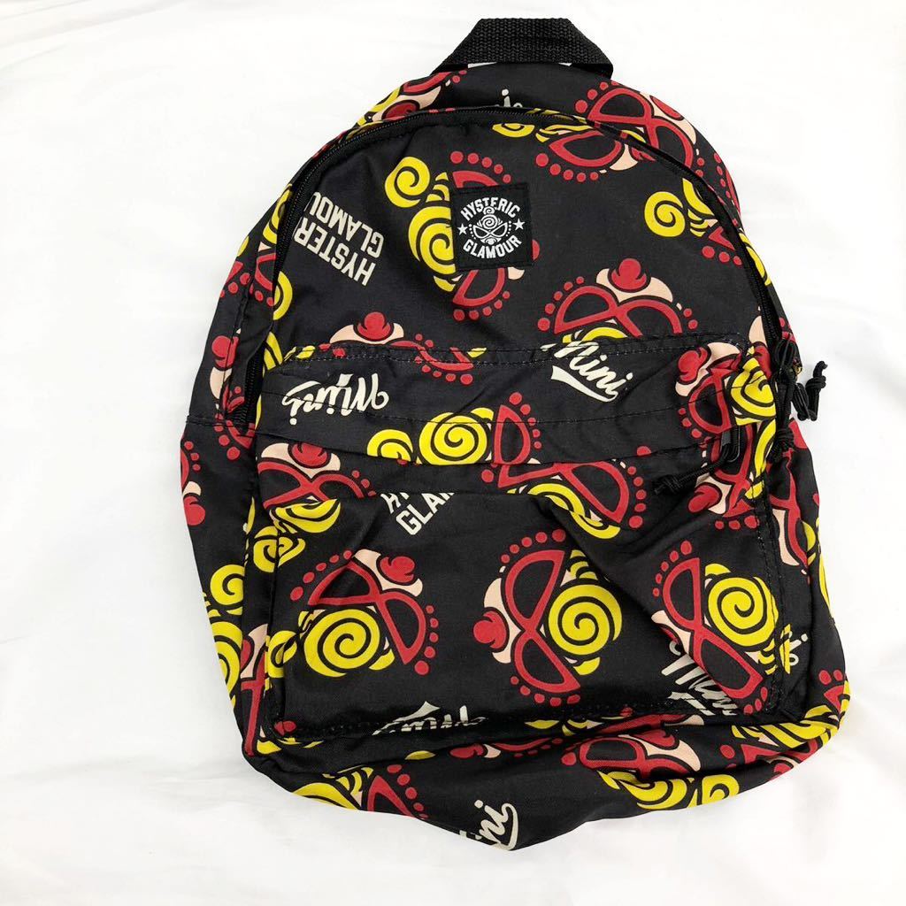 【未使用品】秋コーデ　ヒステリックグラマー ミニ リュック 目立った傷や汚れなし】HYSTERIC GLAMOUR ヒステリックグラマー