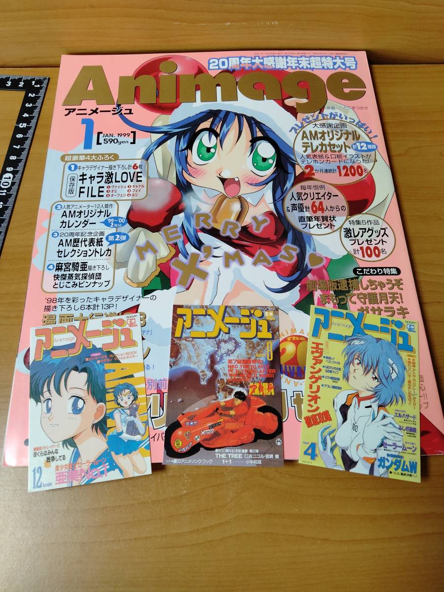 目立った傷や汚れなし】アニメージュ 1999 1 （ばら売り／徳間書店