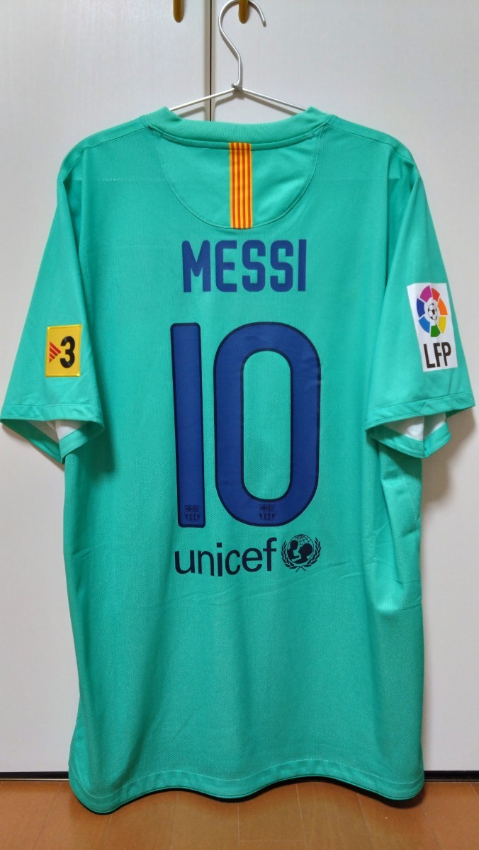 メッシ　バルセロナ2011-12 3rdユニフォーム　直筆サイン メッシ バルセロナ2011-12 3rdユニフォーム 直筆サイン
