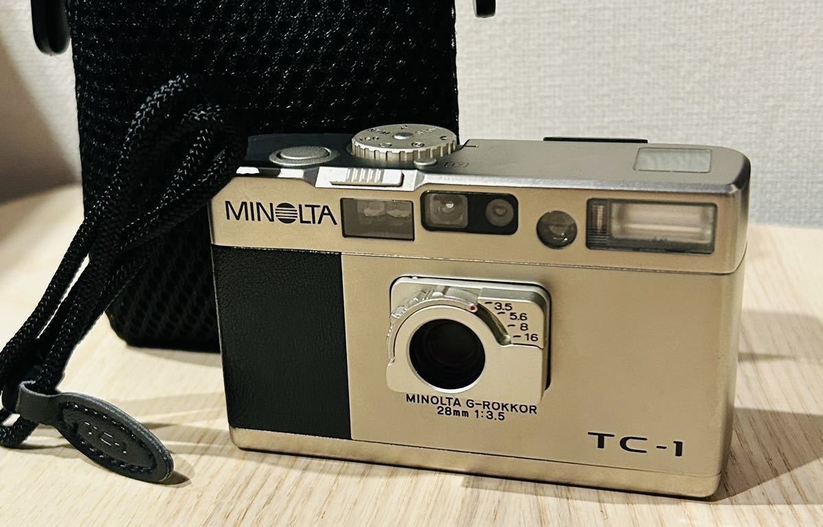 【ジャンク品】MINOLTA フィルムカメラ TC-1 ミノルタ 中古】MINOLTA ミノルタ TC-1 コンパクトフィルムカメラ | 中古