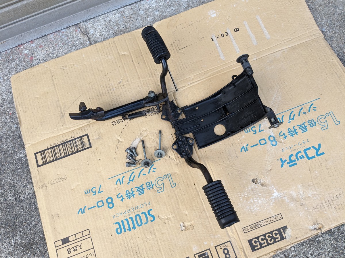 【傷や汚れあり】リトルカブ C50 スーパーカブ ステップ サイドスタンド エンジンカバー アンダーカバーの落札情報詳細 ヤフオク落札価格