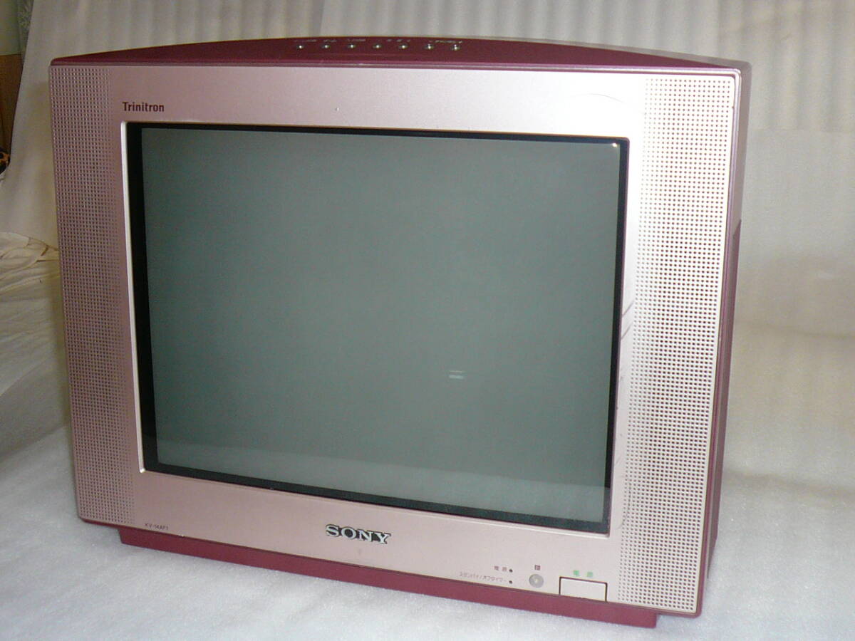 99年製Sony Trinitron ビデオ付きブラウン管テレビ 21インチ