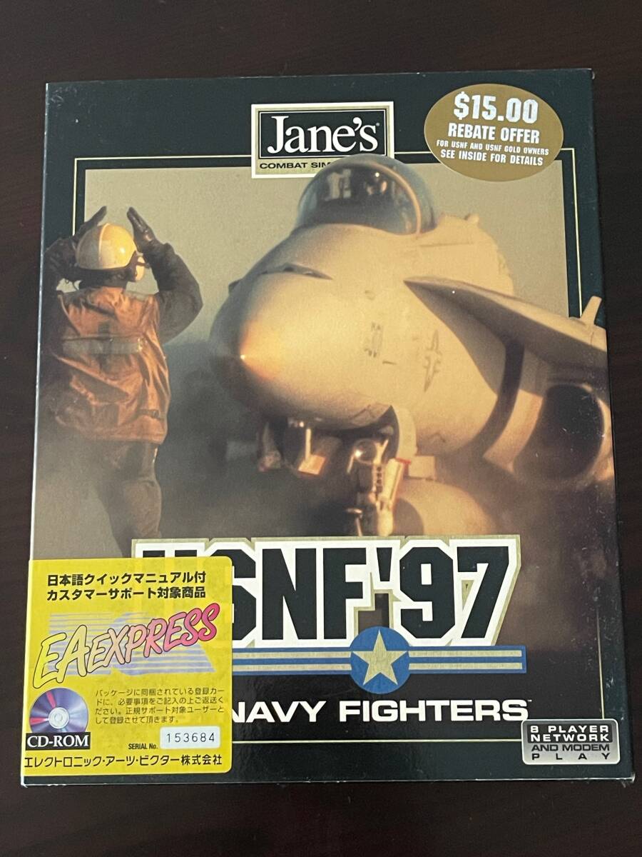 Lot Pack 2 jeux Jane Combat simulations US navy fighters + USNF 97 PC FR Big box