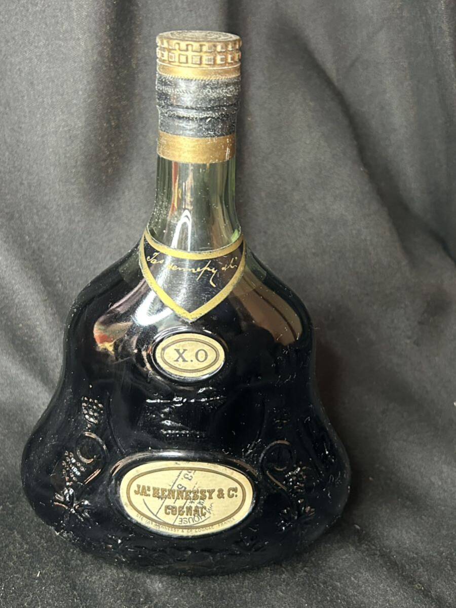 JA'ｓ Hennessy XO 金キャップ グリーンボトル　旧ボトル ヘネシー X.O JA's表記 金キャップ グリーンボトル - お酒買取