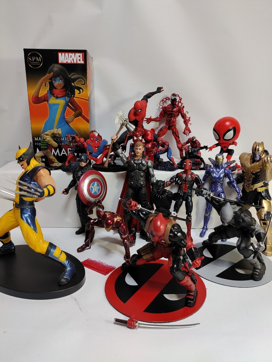 マーベルmarvelフィギュアまとめ売り26個セット