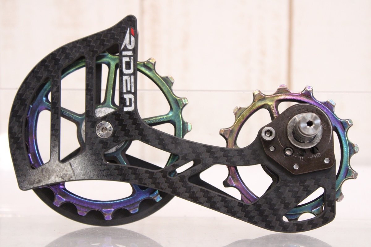 RIDEA RD6 c60ビッグプーリー フルセラミックベアリング RIDEA】見た目良し！性能良し！存在感バツグンのビックプーリー