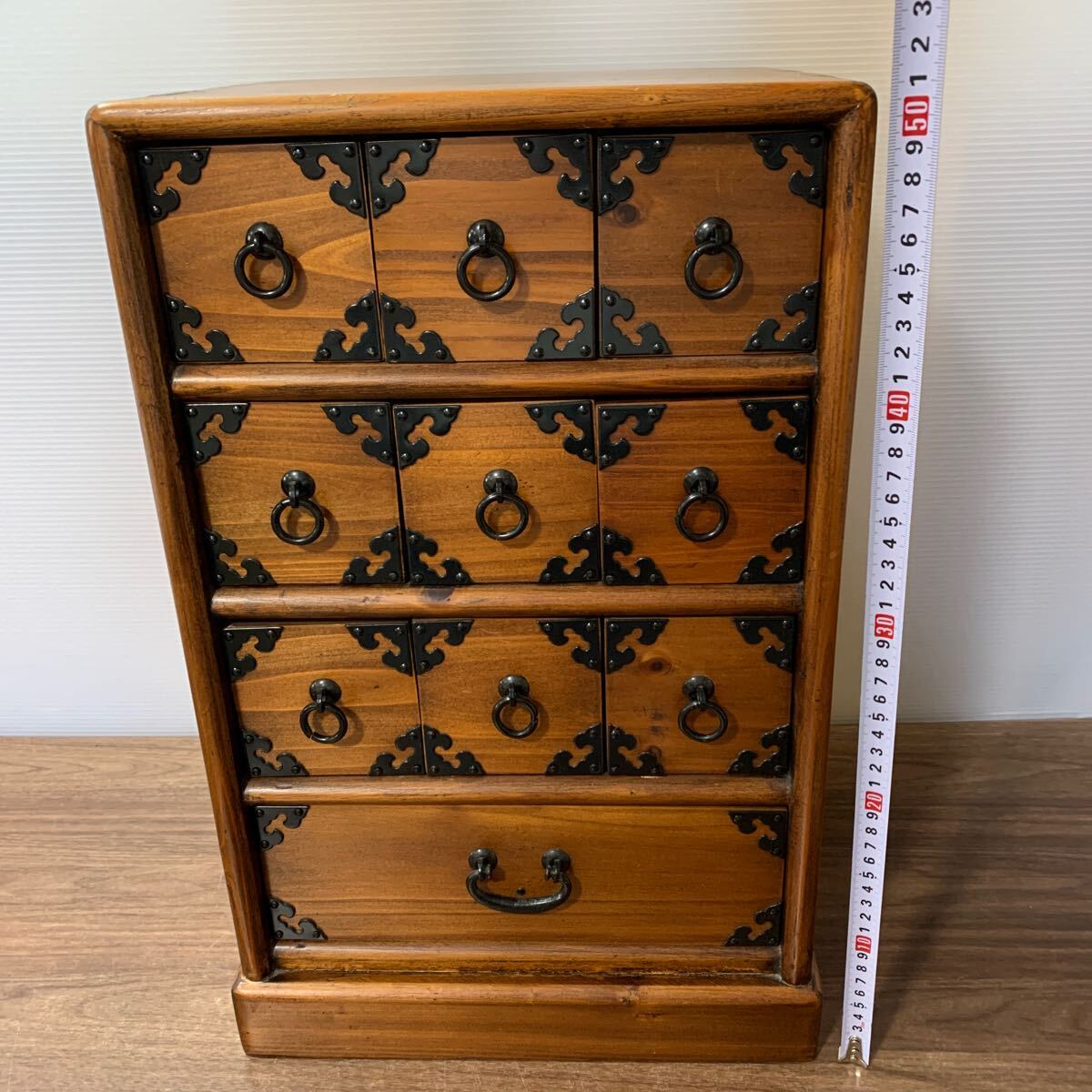 鎌倉彫 和箪笥 タンス アンティーク ①のみ