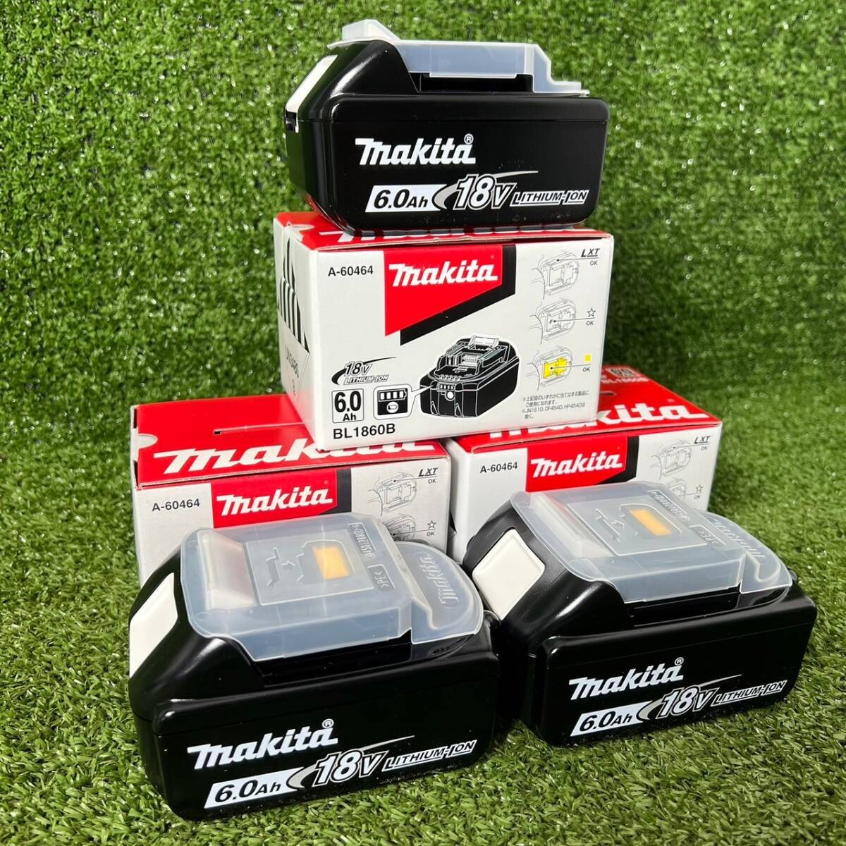 Makita - マキタ 純正18V　6Ahバッテリー4個 BL1860B【新品・領収書発行可能】 マキタ 純正 バッテリー BL1860B 18V 6.0Ah 4個 国内正規品 A