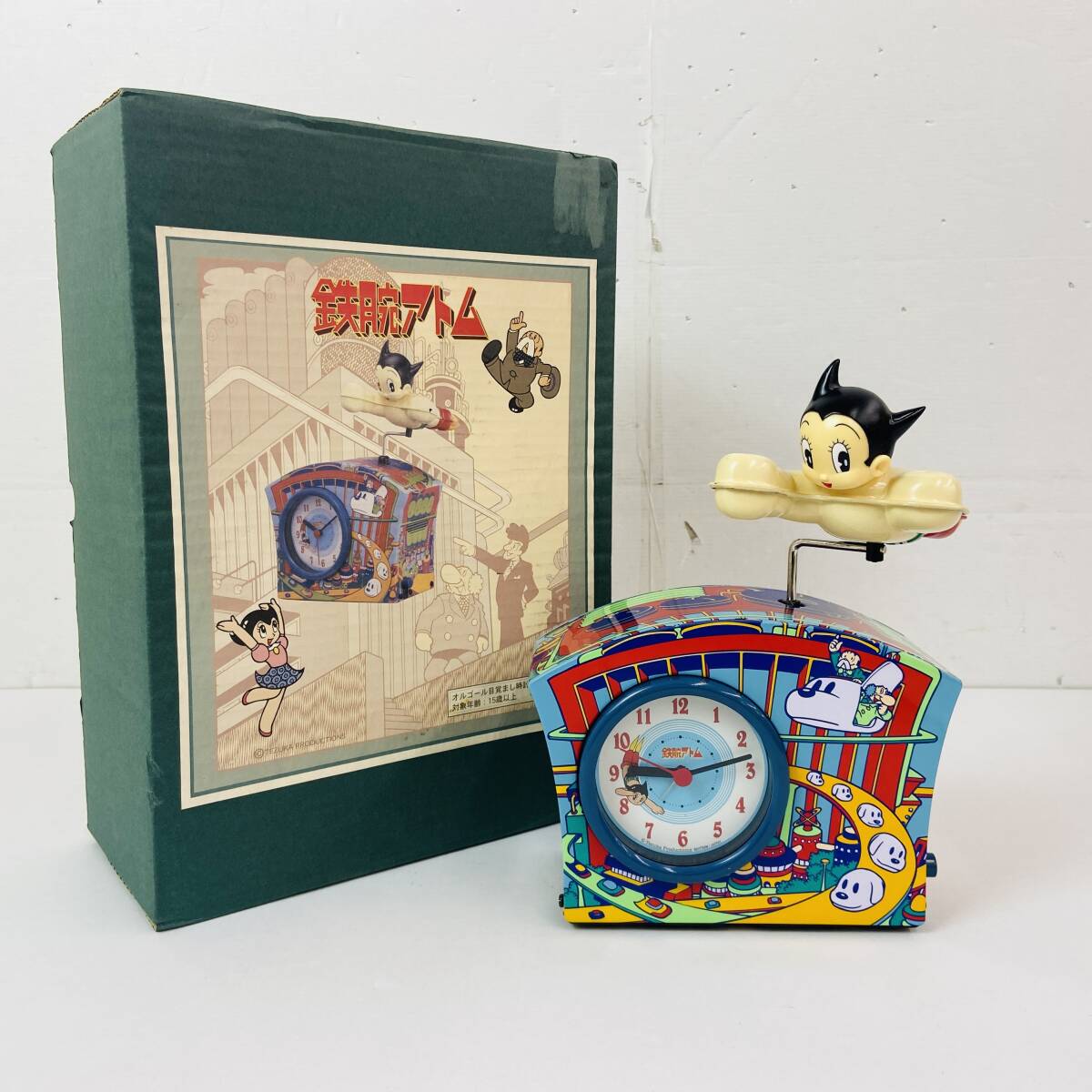 5000個限定品　鉄腕アトム　オルゴール目覚まし時計　ブリキ製 鉄腕アトム 5000台限定！ ブリキ オルゴール 目覚まし時計 未使用 鉄腕