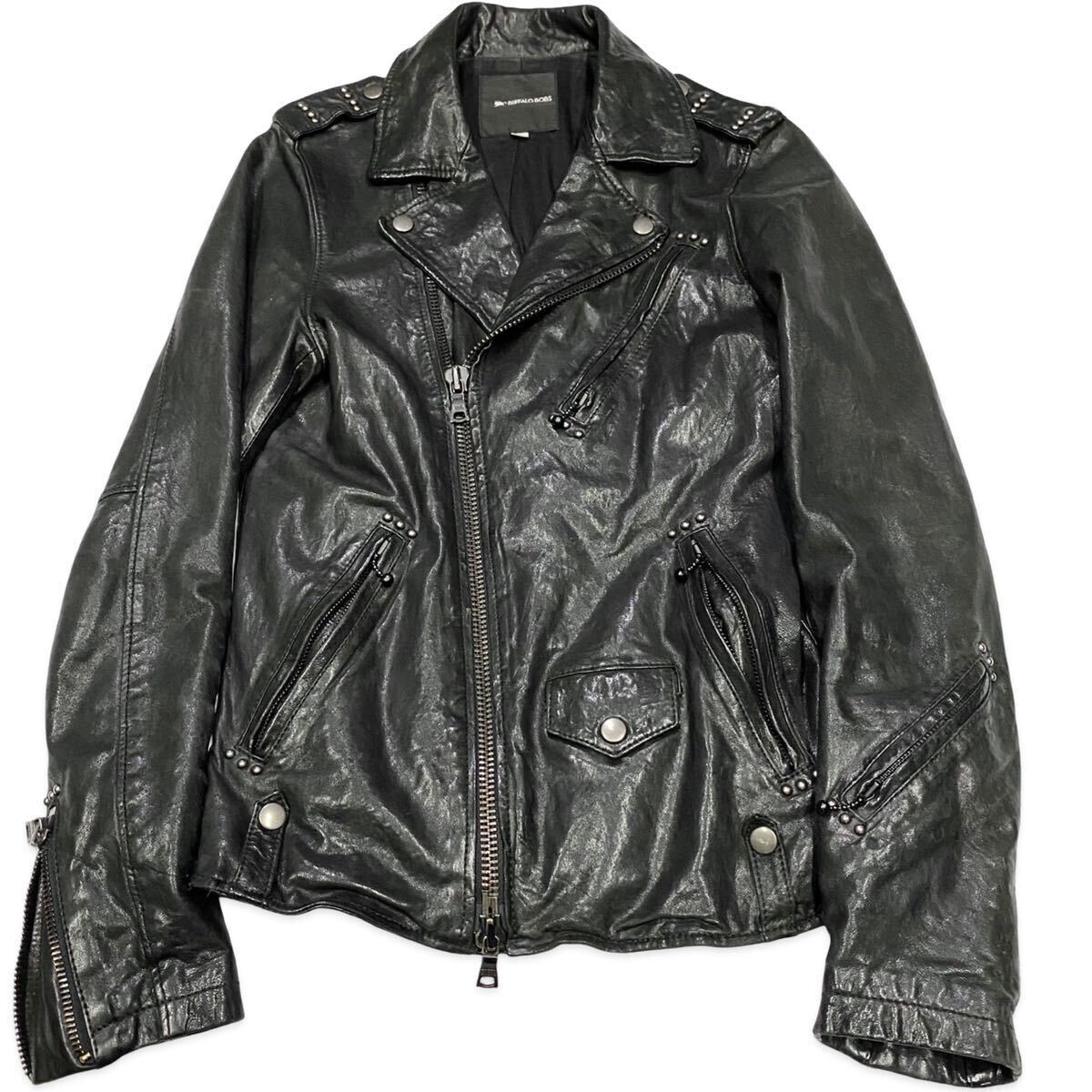 00s archive buffalo bobs leather jacket Buffalo Bobs 2way Gimmick
