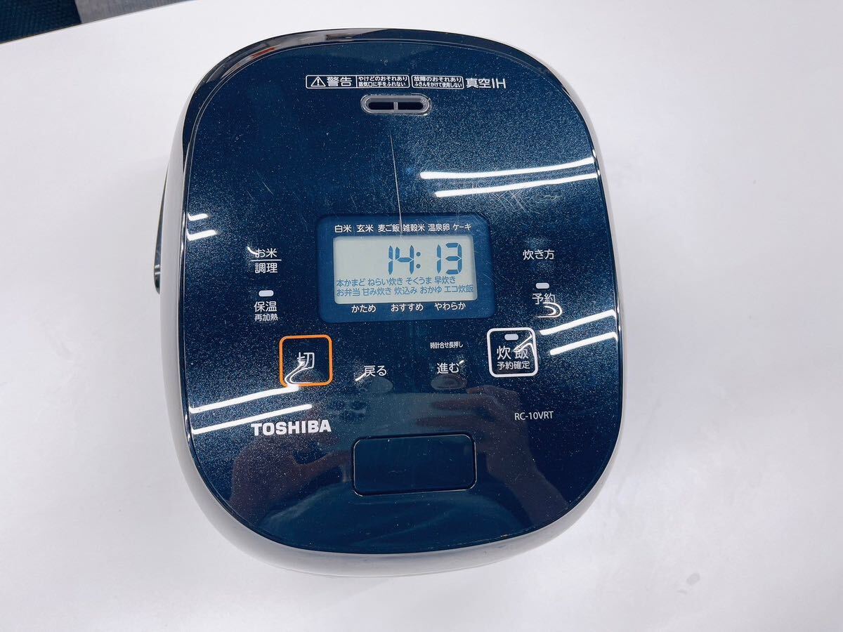 東芝真空 IH ジャー炊飯器 RC-10VRT 2022年製 動作品 22年製 Amazon | RC-10VRT-K(グランブラック) 真空IHジャー炊飯器 5.5合