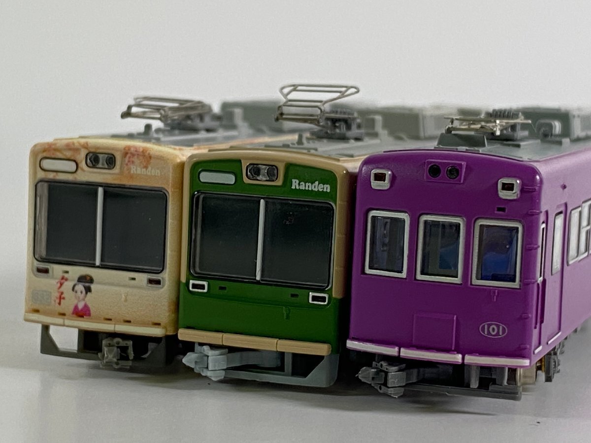 京福電鉄モボ101形夕子号標準塗装621形まとめ売り