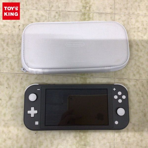 動作確認/初期化済 箱無 Nintendo ごつく Switch Lite グレー 