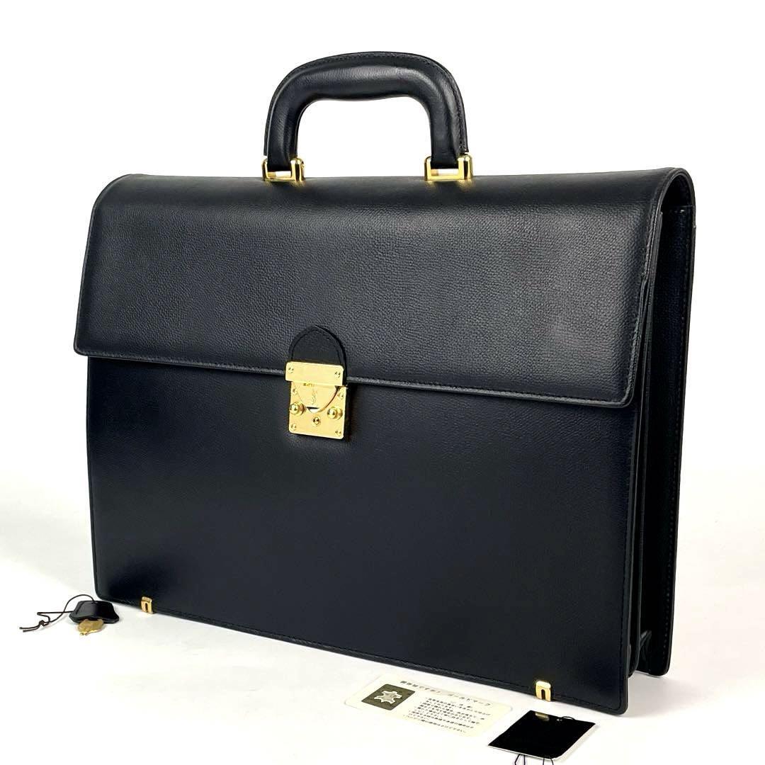 未使用 サンローラン ブランド ネクタイ Saint Laurent シルク