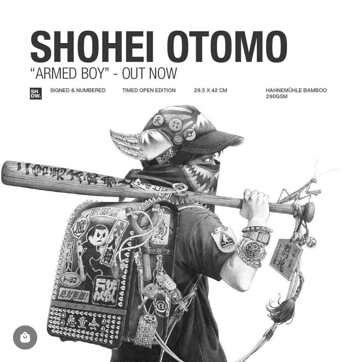SHOHEI OTOMO つむじ風 A3サイズ ポスター 大友昇平 大友昇平 平成聖母