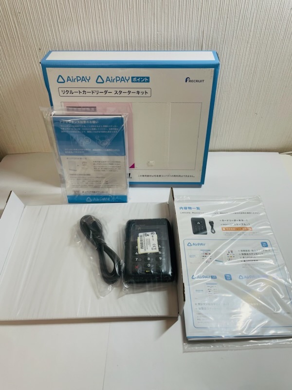 エアペイ　カードリーダー　スタートキット AirPAY Airペイ エアペイ リクルートカードリーダー スターター