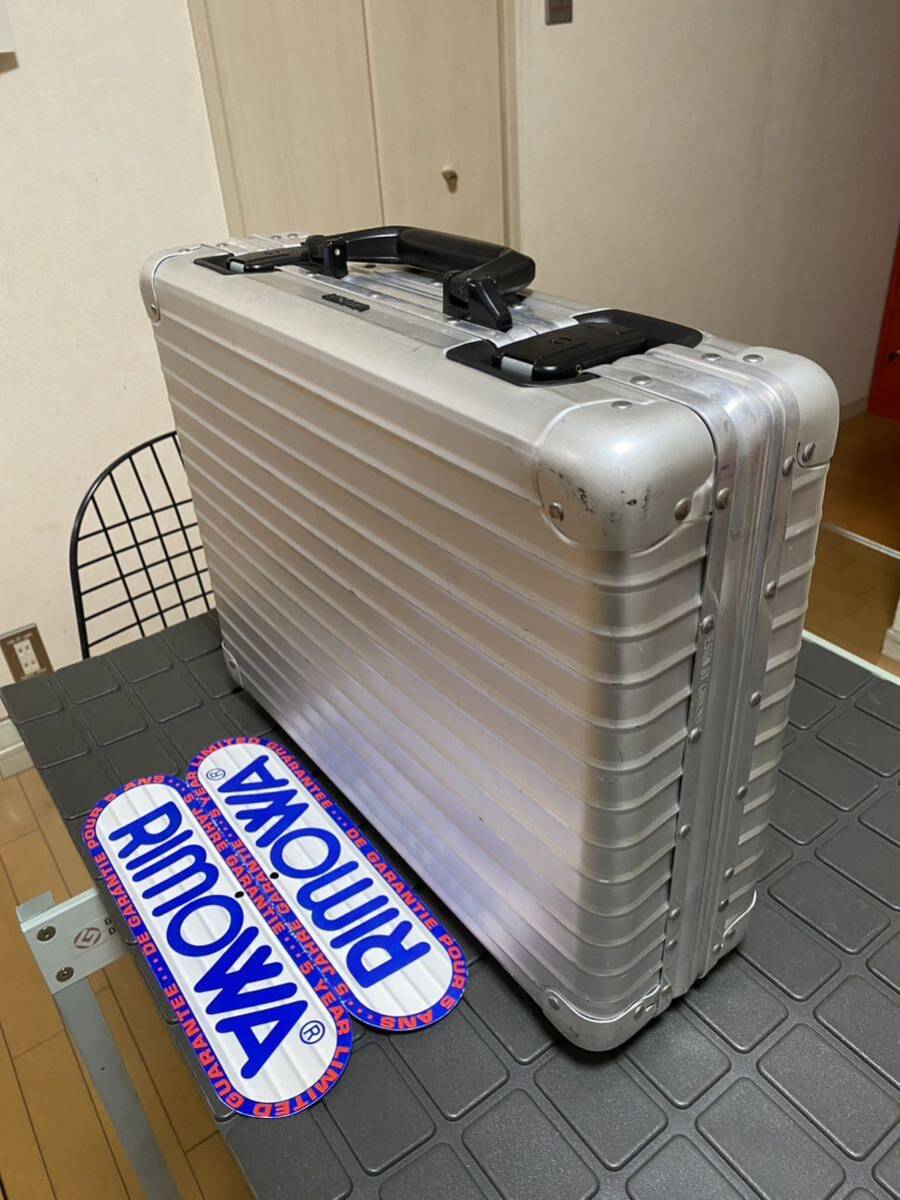 ヴィンテージ RIMOWA リモワ Attache アタッシュケース 鍵付き