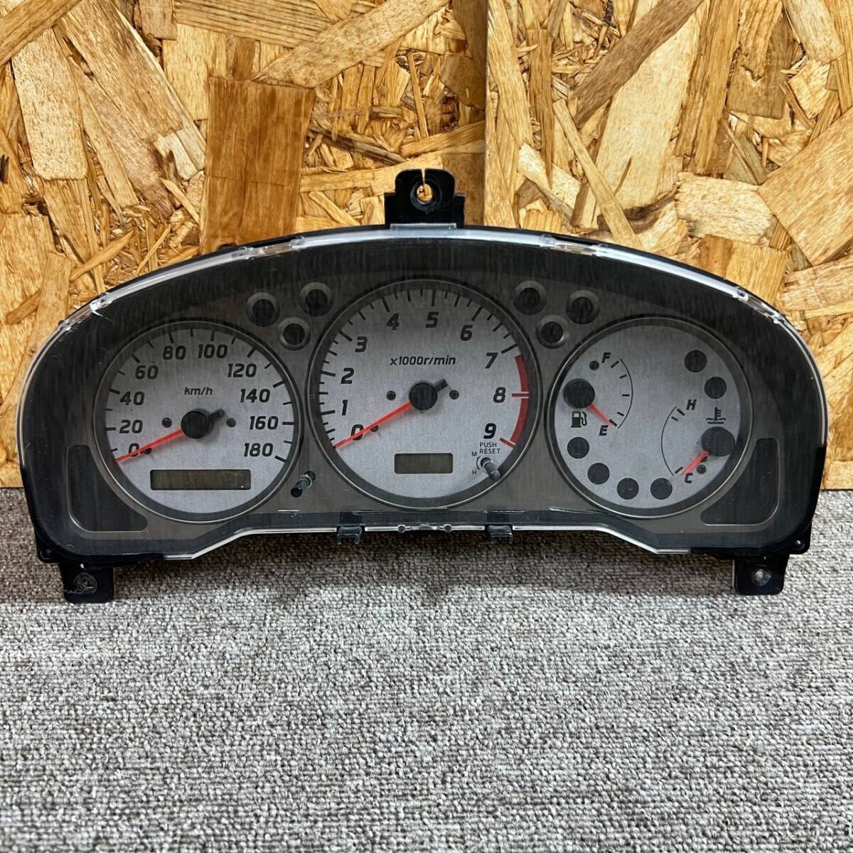 S14シルビア後期　K’S 三連メーター Yahoo!オークション - S14 シルビア K's 純正 3連メーター