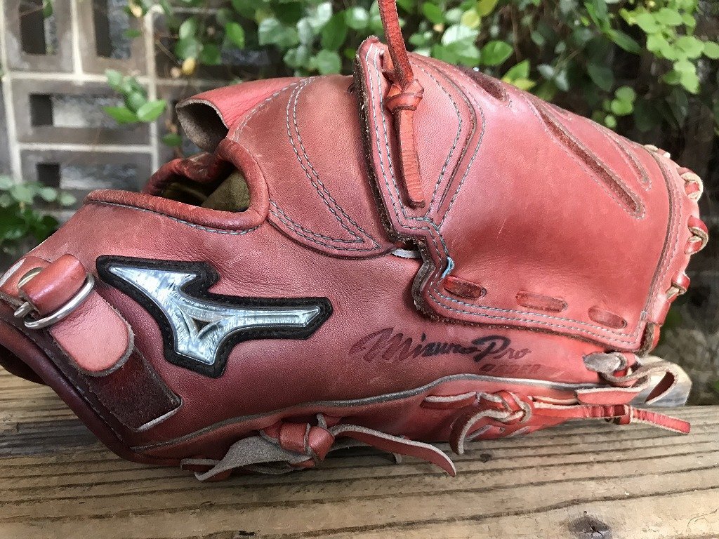 未使用】MizunoPro ミズノプロ オーダー グラブ 耕作印 のりきり 芳賀 