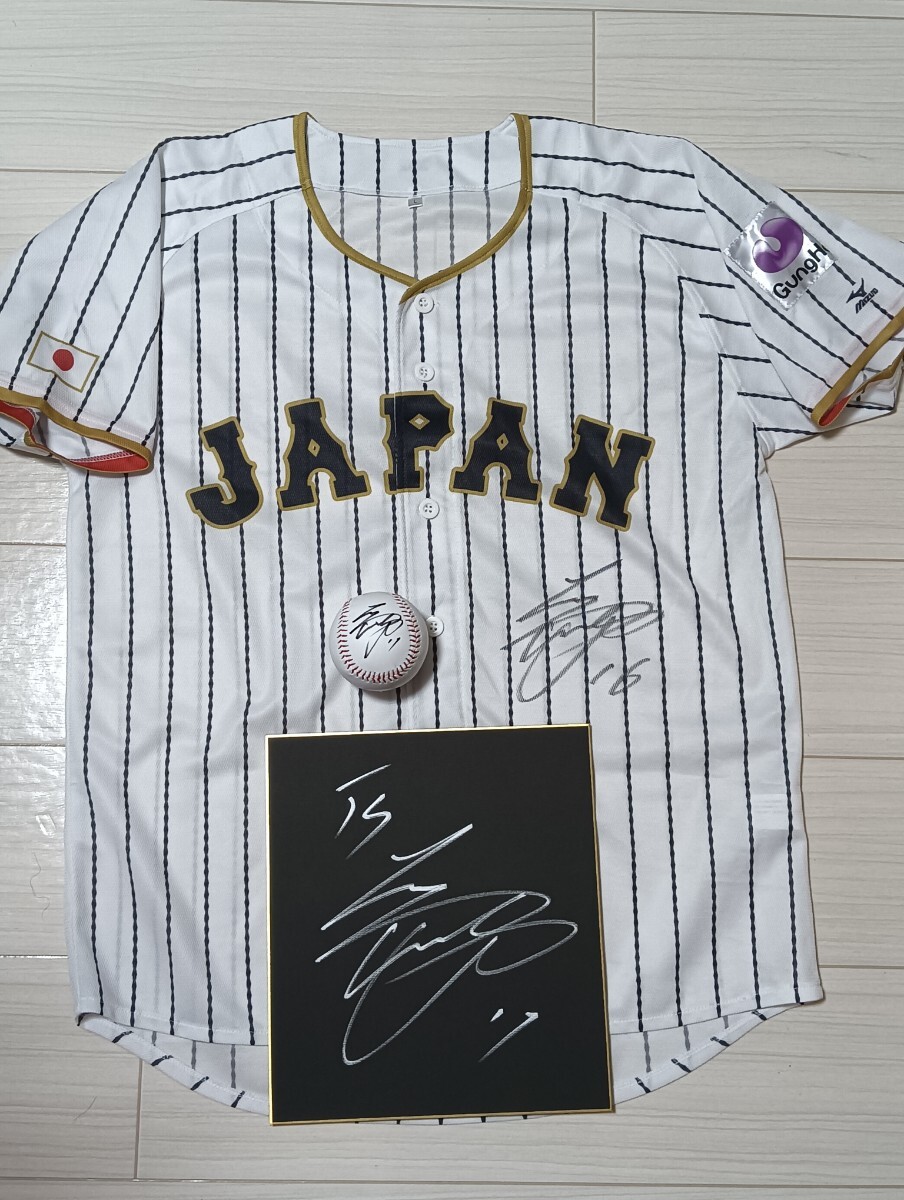 非売品 大谷翔平 エンゼルス ドジャース ミックスサインプリント