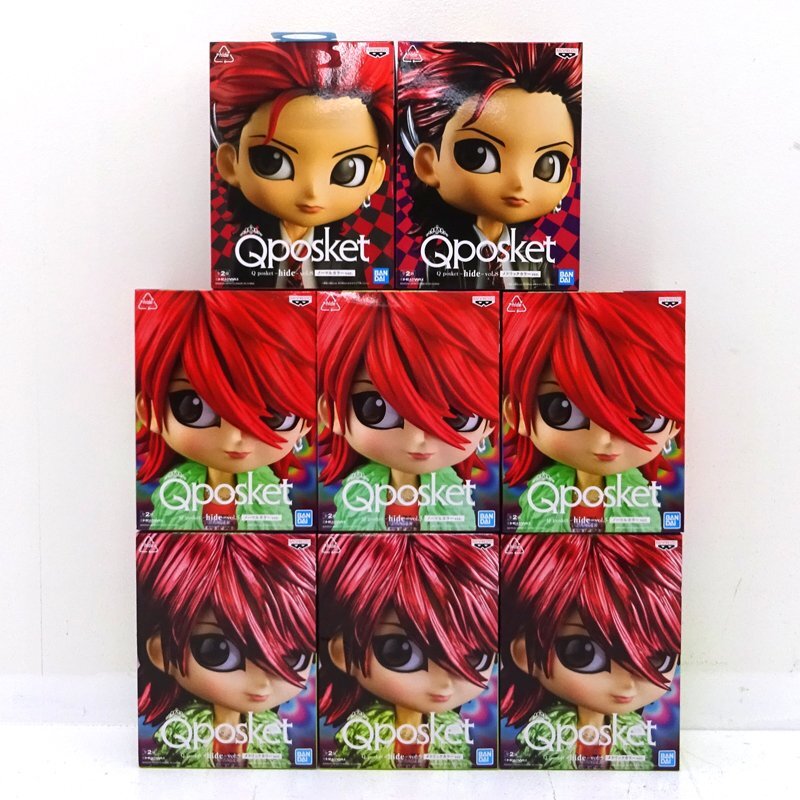 未開封Qposket hide vol.3 vol.4 vol.7 4個セット 未開封Qposket hide vol.3 vol.4 vol.7 4個セット Q posket X-