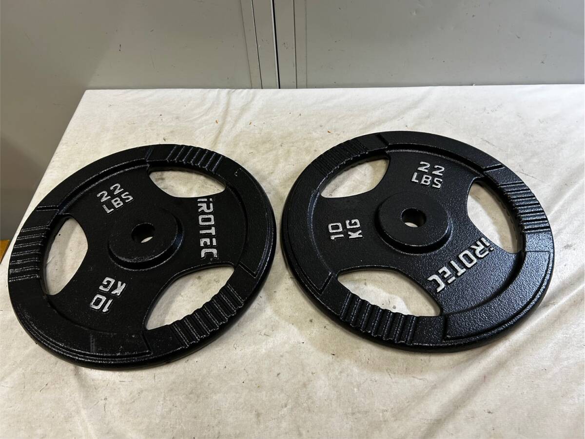 ivanko イヴァンコ 28mmラバープレート 20kgペアの⑵枚目 ivanko