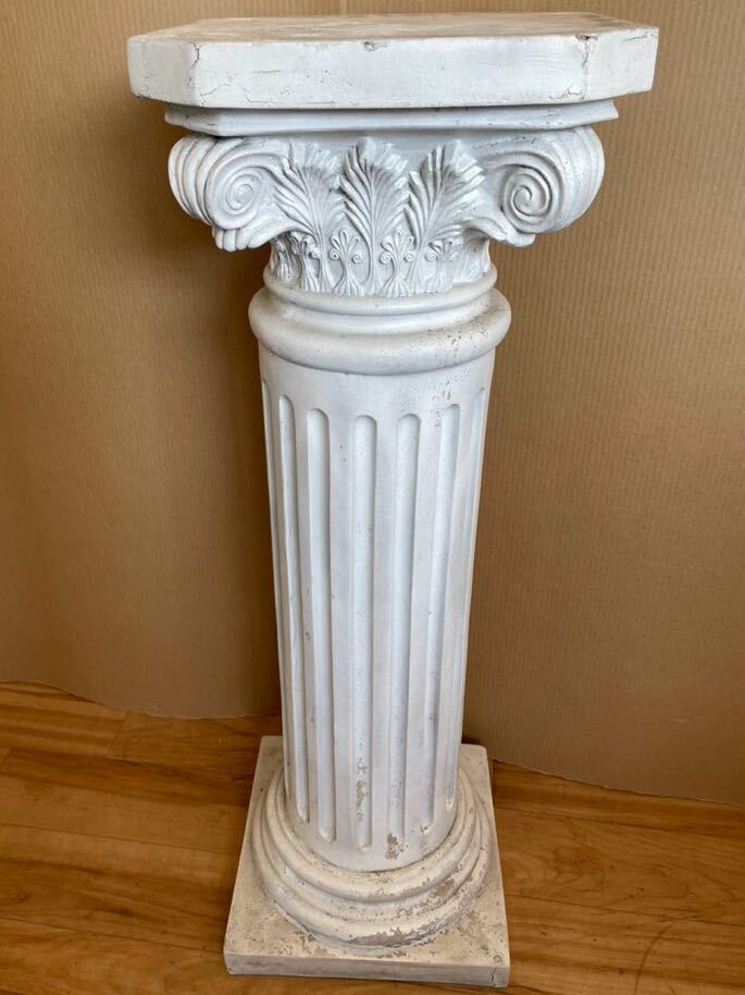 天使の花台 コラム コロン 置物 エンジェル オブジェ アンティーク