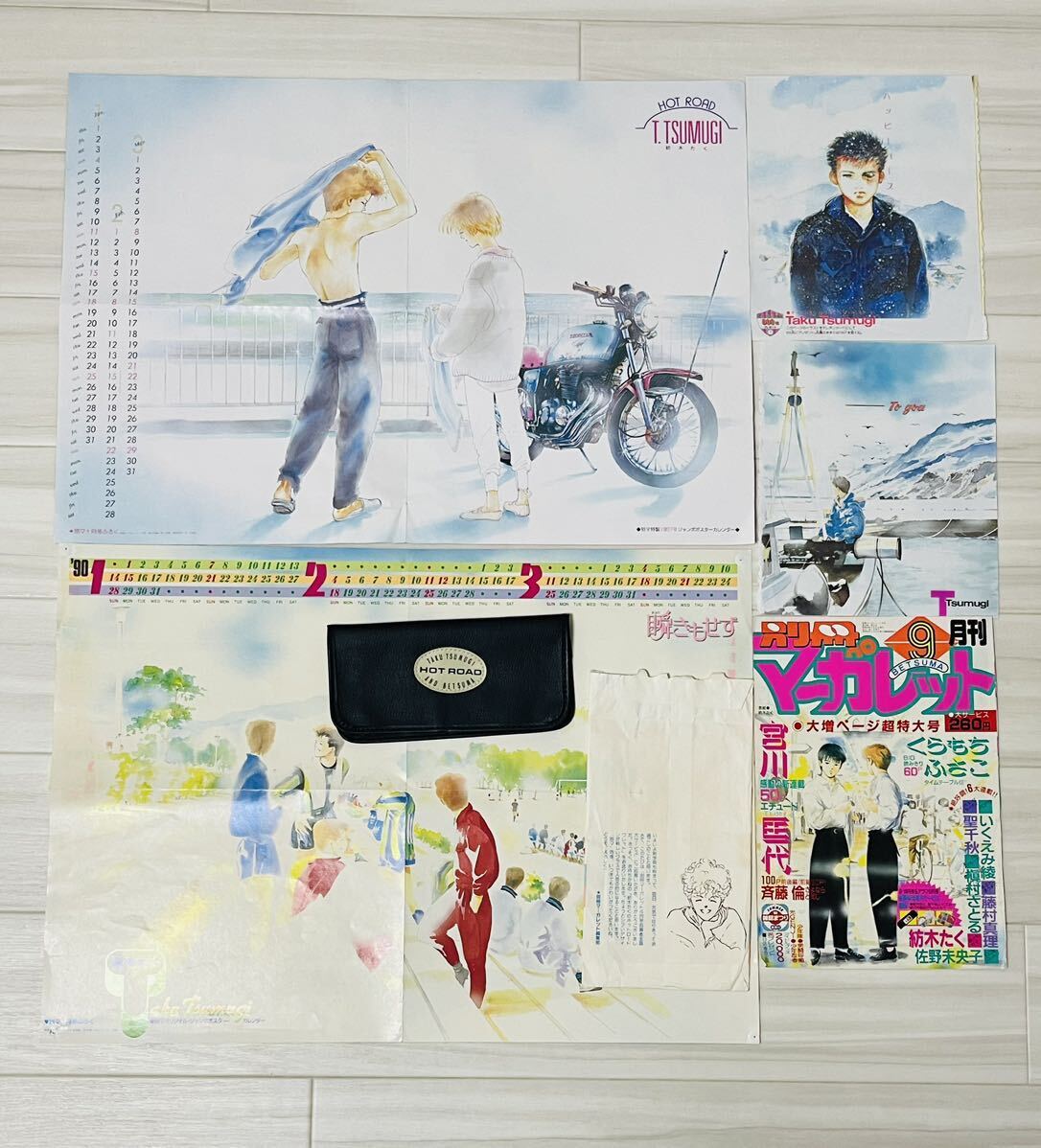 レア品　別マ付録　ポスターカレンダー 紡木たくホットロード 宮川匡代 2025年最新】紡木たく ポスターの人気アイテム - メルカリ
