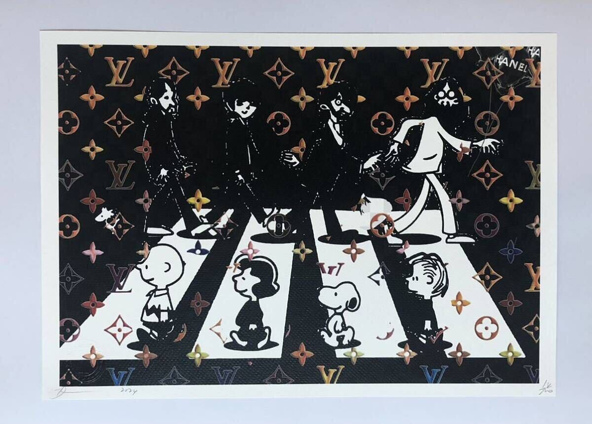 世界限定100枚】Death NYC ドナルドダック LV アートポスター