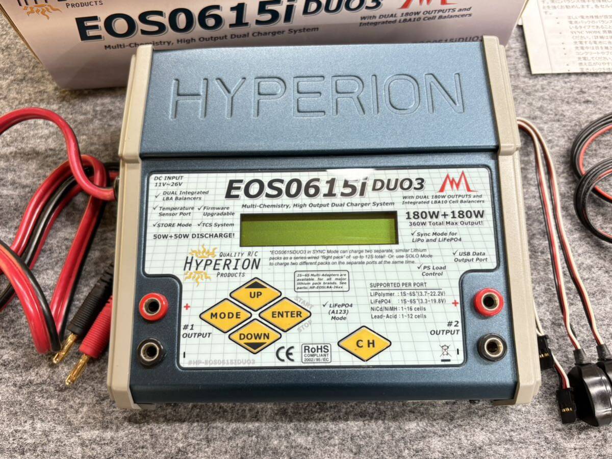 Hyperion EOS0615i DUO3 他充電器セット Hyperion EOS0615i DUO3 他充電器セット HYPERION ハイペリオン