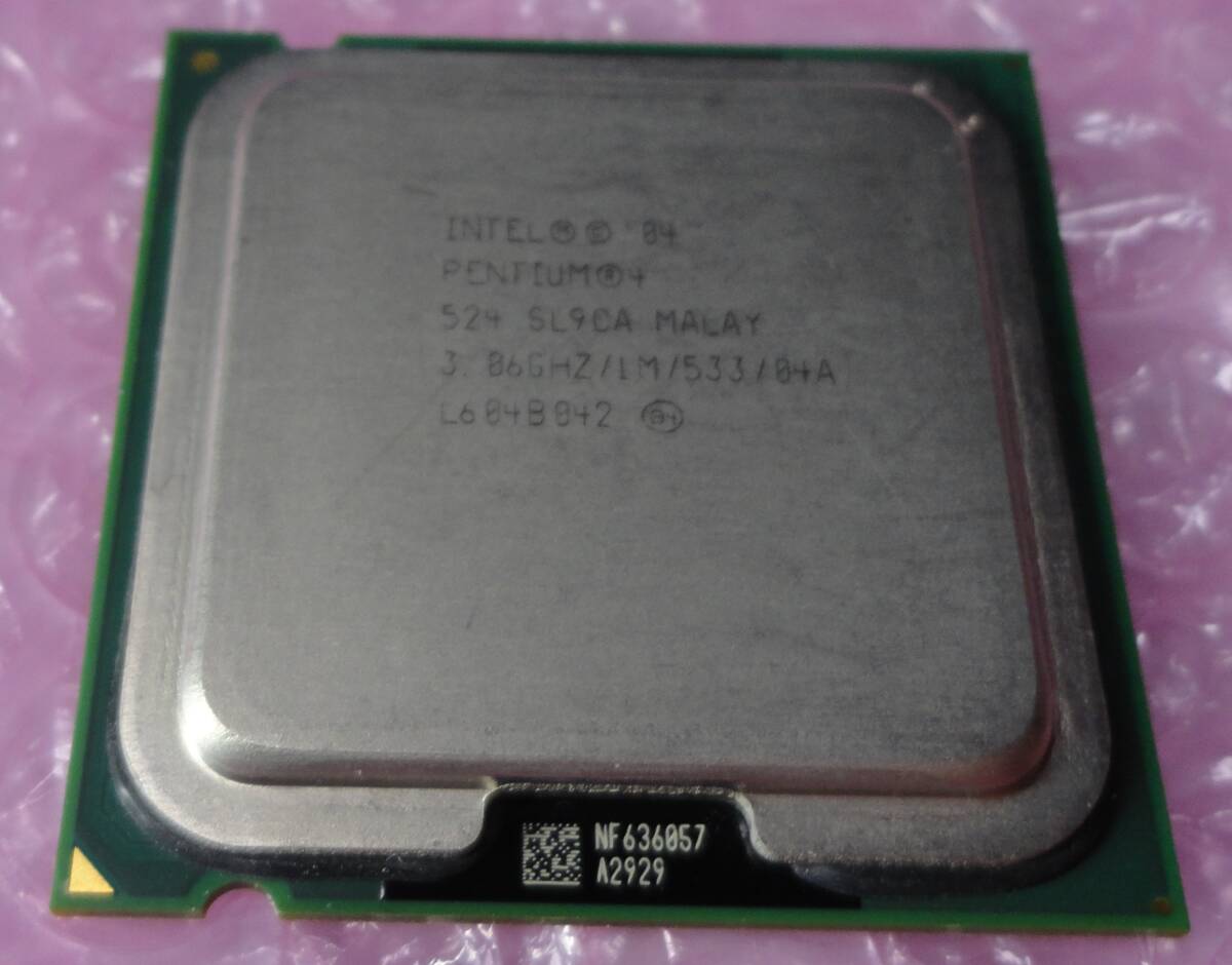 【傷や汚れあり】Intel PENTIUM 4 524 3.06GHZ/1MB/533 SL9CA LGA775★C24 104★の落札情報 ...