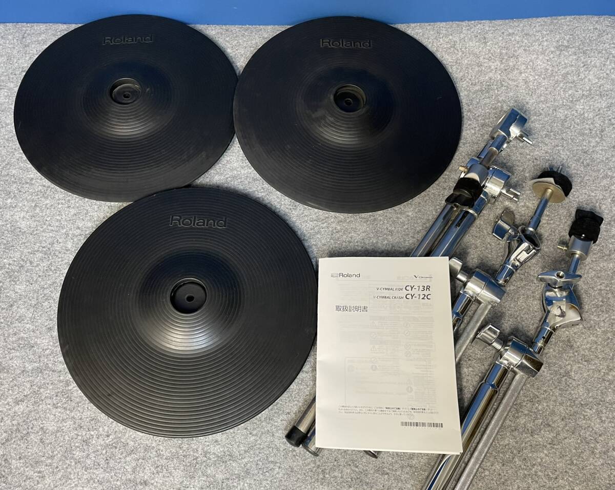 美品 Roland CY-13R ライド CY-12C クラッシュ