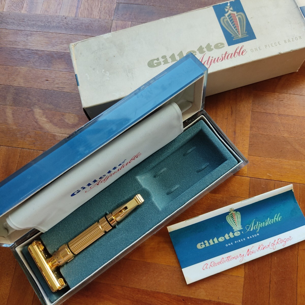 【希少レア】 Gilletteジレット Slim Adjustable カミソリ Gillette Adjustable Slim | Refurb Revamp Replate | Razor