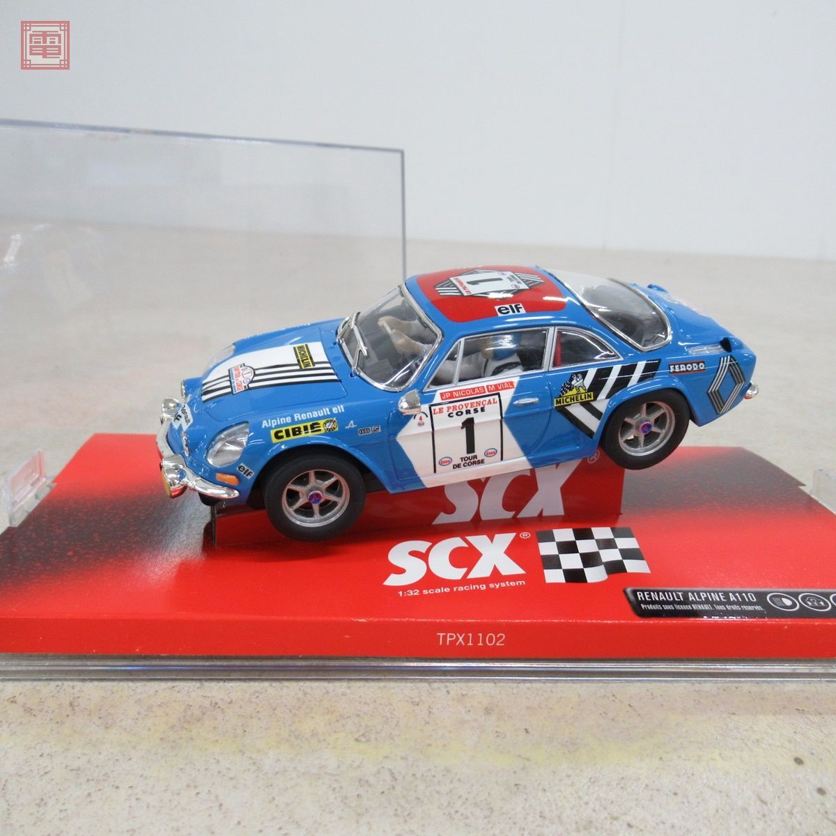 スロットカー　SCX 1/32 ルノー アルピーヌ A110 Team Slot 1/32 ｽﾛｯﾄｶｰ 10703◇ALPINE A110 #7 