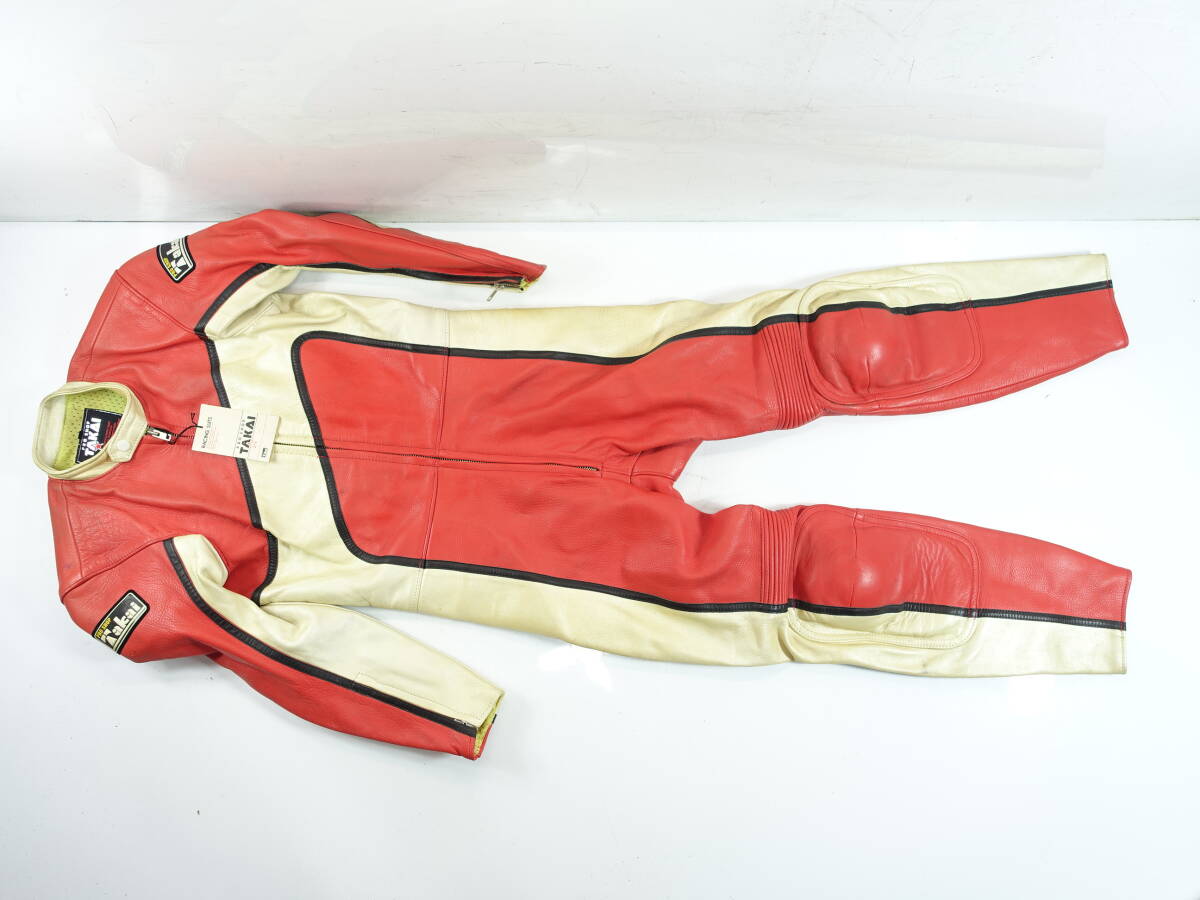 プロショップ タカイ 革ツナギ Lサイズ 中古（PRO SHOP TAKAI