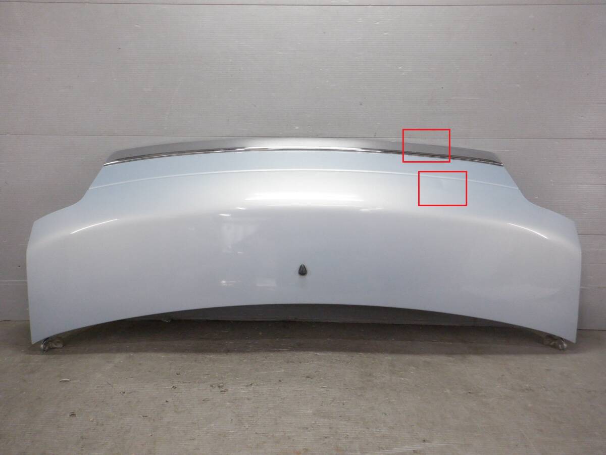 トヨタ アルファード 20系 前期 ボンネット フード モール メッキ