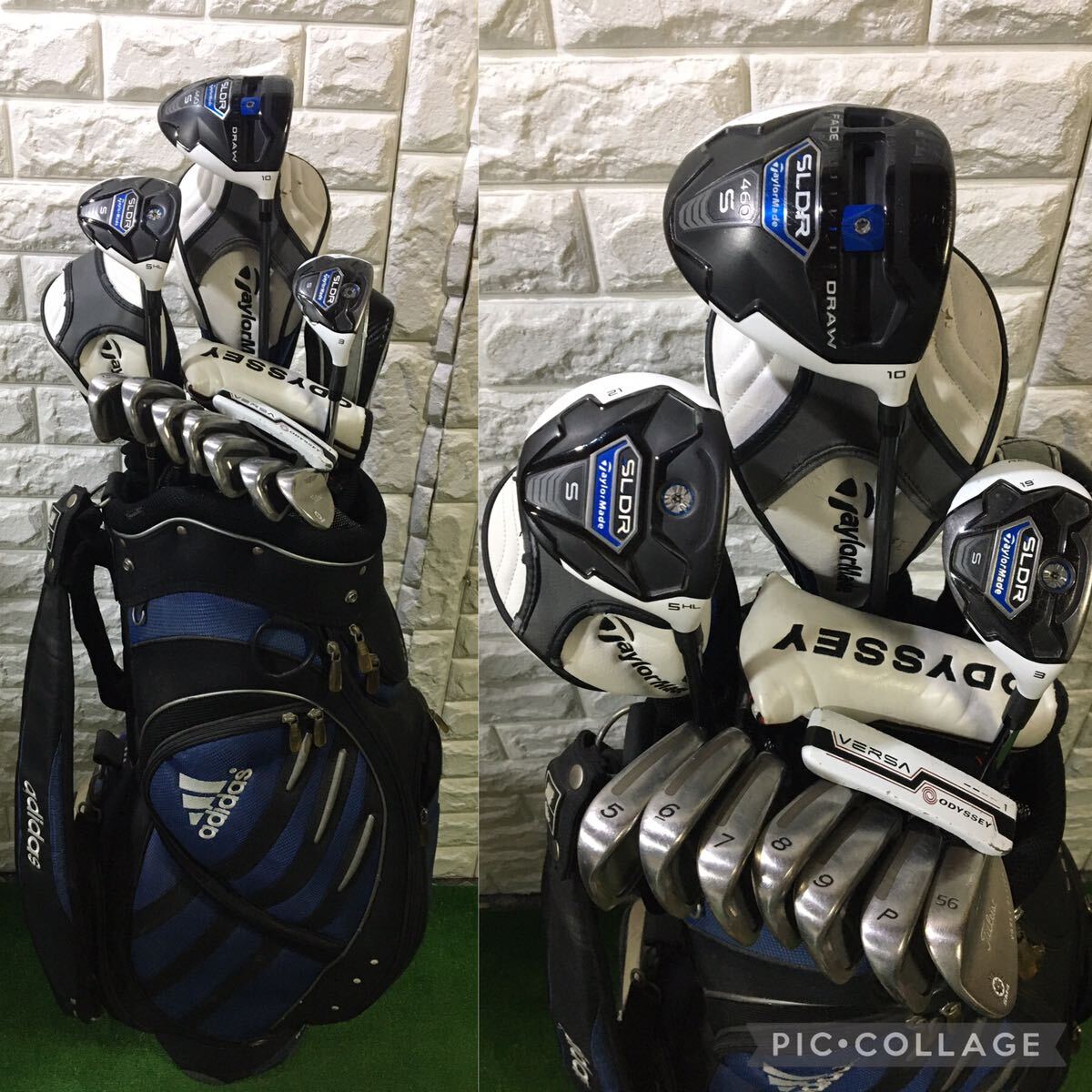 ゴルフフルセット、ゼクシオ、クラブ、バッグつき