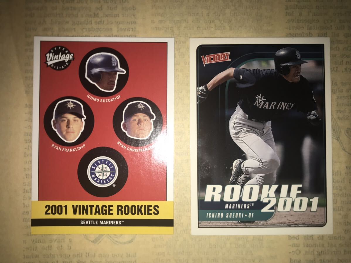 DECKイチロー（鈴木一朗）ルーキーカード2種☆MLB 華々しく