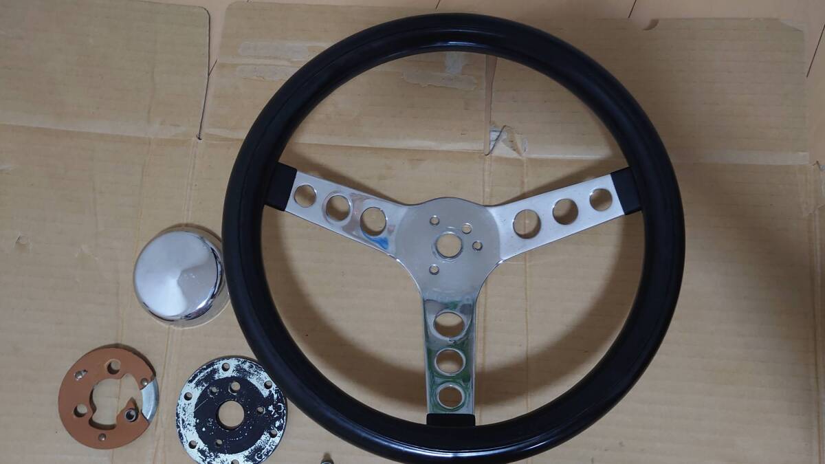 SUPERIOR ステアリングウッドハンドルアメ車旧車ビンテージグラント