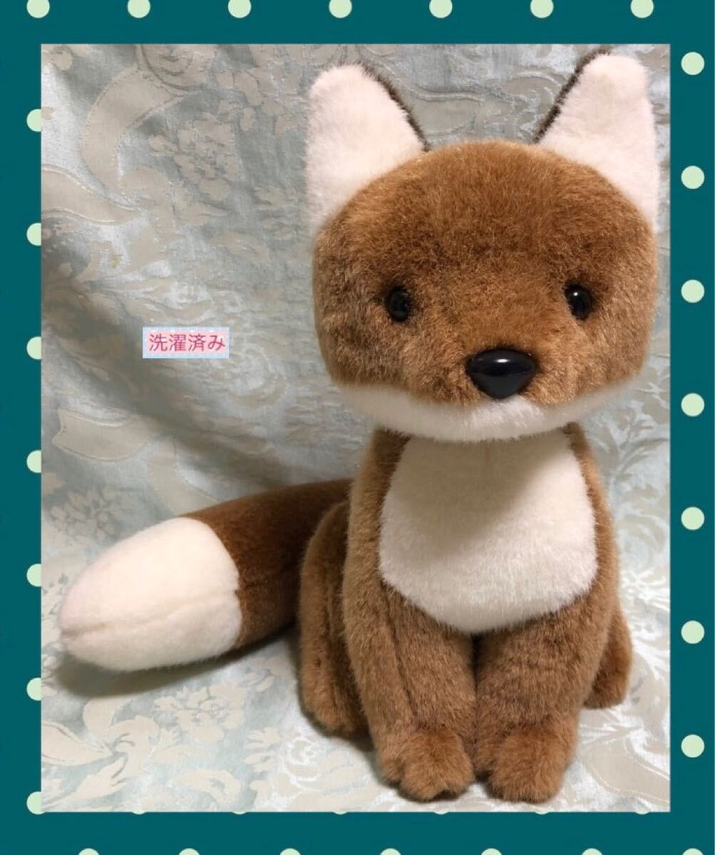 レア レトロ 昭和レトロ オオイケ キツネ きつね 狐 ぬいぐるみ 2体