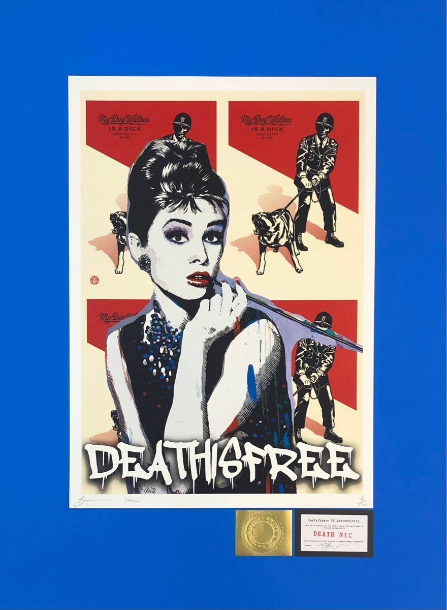 DEATH NYC 世界限定100枚【エディション品】アートポスターバンクシー