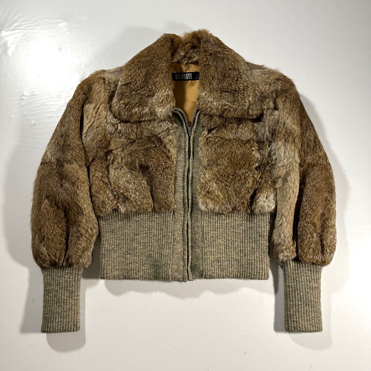 【目立った傷や汚れなし】00s japanese label Rabbit fur jacket lgb ifsixwasnine share ...