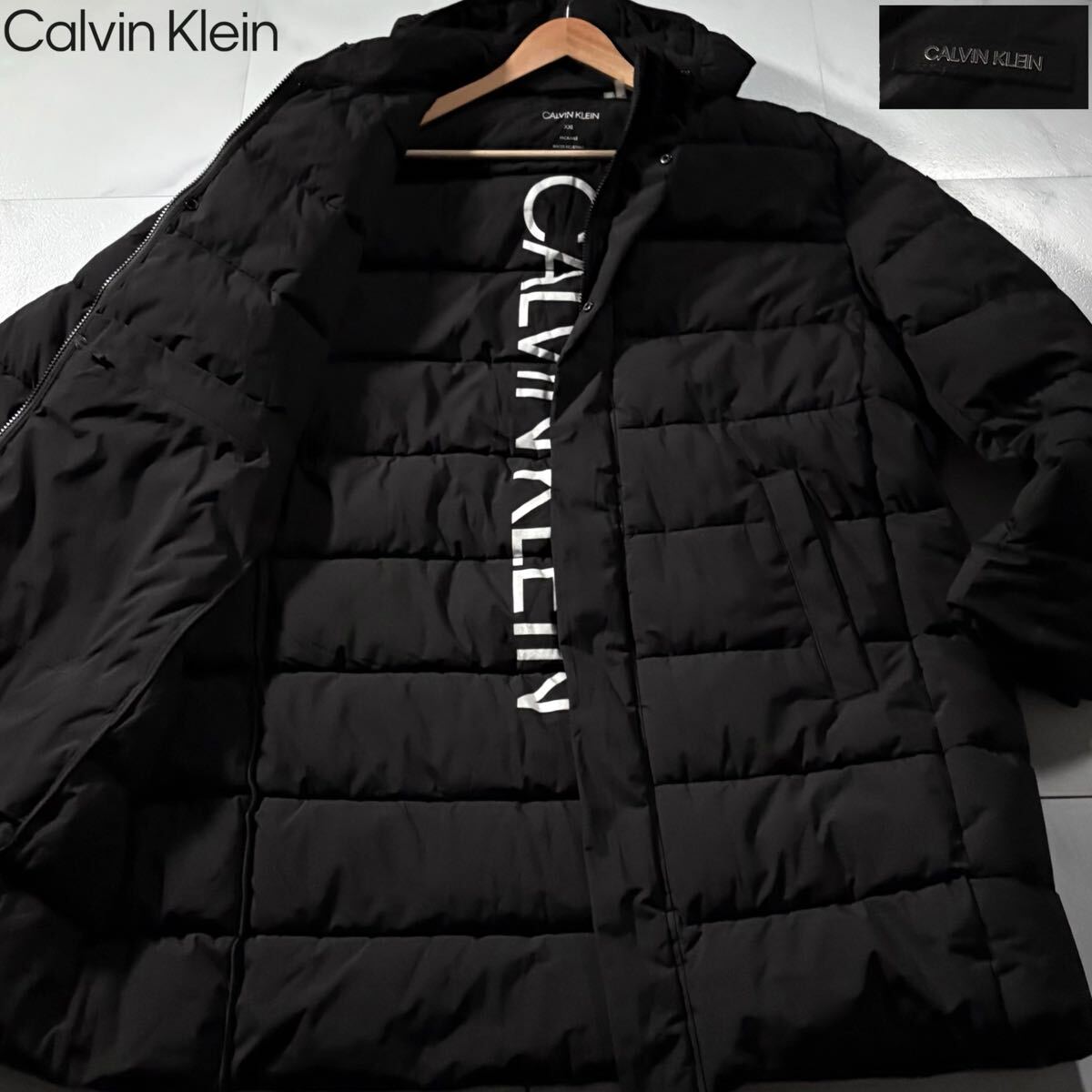 未使用級/XXLサイズ○カルバンクライン ダウンコート ジャケット  